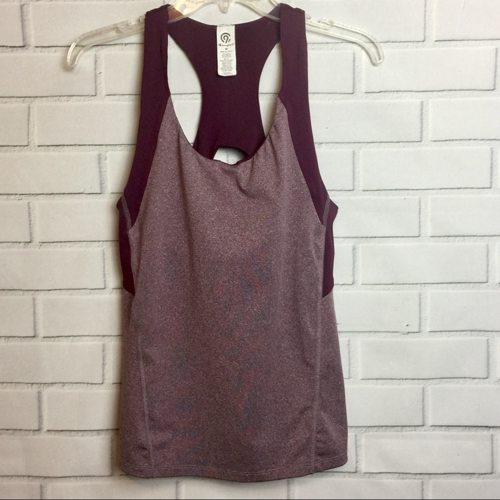 CHAMPION TANK RACER BACK W/ CUTOUT || Maroon || M